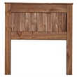 Furniture of America Howard Rustic Wood Full Panel Headboard in Mahogany