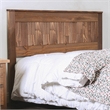 Furniture of America Howard Rustic Wood Twin Panel Headboard in Mahogany