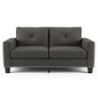 Furniture of America Zilly Modern Victorian Fabric Tufted Sofa in Gray