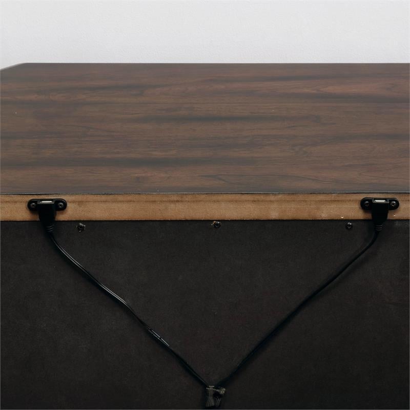 Furniture of America Kaylani Traditional Wood 2-Drawer Nightstand in Espresso