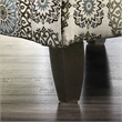 Furniture of America Joyce Transitional Fabric Floral Accent Chair in Blue Gray