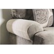 Furniture of America Sheryl Transitional Microfiber Sectional in Gray
