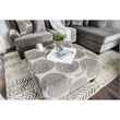 Furniture of America Sheryl Transitional Microfiber Sectional in Gray