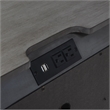 Furniture of America Bradford Solid Wood 3-Drawer Nightstand in Gray