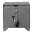 Furniture of America Bradford Solid Wood 3-Drawer Nightstand in Gray