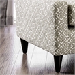 Furniture of America Shila Contemporary Fabric Accent Chair in Gray Geometric