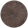 Furniture of America Clyde Rustic Wood Round Dining Table in Natural Tone