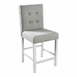Furniture of America Ronan Wood 5-Piece Counter Height Dining Set in White