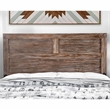 Furniture of America Russ Rustic Wood Queen Panel Bed in Light Oak