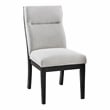 Furniture of America Andy Modern Glass 5-Piece Round Top Dining Set in Black