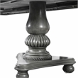 Furniture of America Alstroemeria Wood Extendable Dining Table in Gray