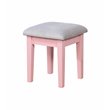 Furniture of America Adul Contemporary Wood 3-Piece Vanity Set in Pink