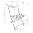 Furniture of America Mina Metal Side Chair in Silver Gun Metal (Set of 2)