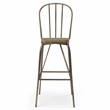 Furniture of America Chelsea Metal Windsor Bar Stool in Bronze (Set of 2)
