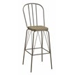 Furniture of America Chelsea Metal Windsor Bar Stool in Bronze (Set of 2)