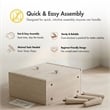 Furniture of America Jennifer I Wood 1-Drawer Side Table in Antique White