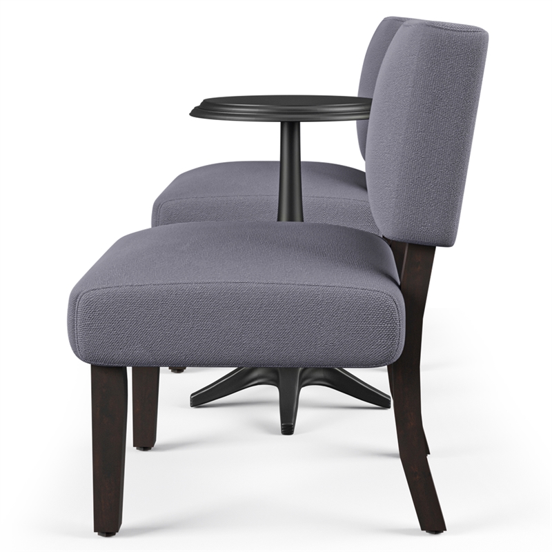 Furniture of America Jetson Wood 3-Piece Accent Table and Chair Set in Gray