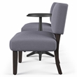 Furniture of America Jetson Wood 3-Piece Accent Table and Chair Set in Gray