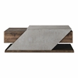 Furniture of America Menster Modern Wood Storage Coffee Table in Reclaimed Oak
