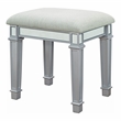 Furniture of America Aleana Contemporary Wood 3-Piece Vanity Set in Silver