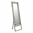 Furniture of America Regalo Metal 51-Inch Standing Mirror in Sand Black