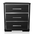 Furniture of America Henly Contemporary Wood 3-Drawer Nightstand in Warm Gray