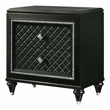 Furniture of America Braylene Contemporary Wood Nightstand in Metallic Gray