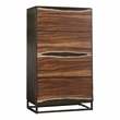 Furniture of America Trippen Rustic Wood 4-Drawer Chest in Dark Oak