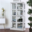 Furniture of America Mendes Transitional Wood 4-Shelf Curio Cabinet in White