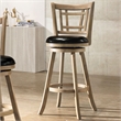 Furniture of America Charleen Wood 29-Inch Swivel Bar Stool in Maple