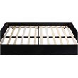 Furniture of America Marlene Contemporary Fabric Daybed with Trundle in Black
