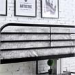 Furniture of America Kandice Metal Twin over Workstation Bunk Bed in Black