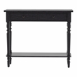 Furniture of America Humphry Transitional Wood 2-Drawer Writing Desk in Gray