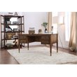 Furniture of America Jennay Wood 4-Drawer Writing Desk in Antique Oak