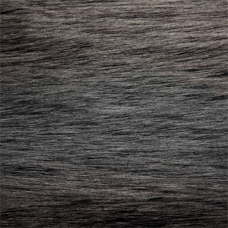 Furniture of America Olympic Contemporary Fabric Padded Long Bench in Black