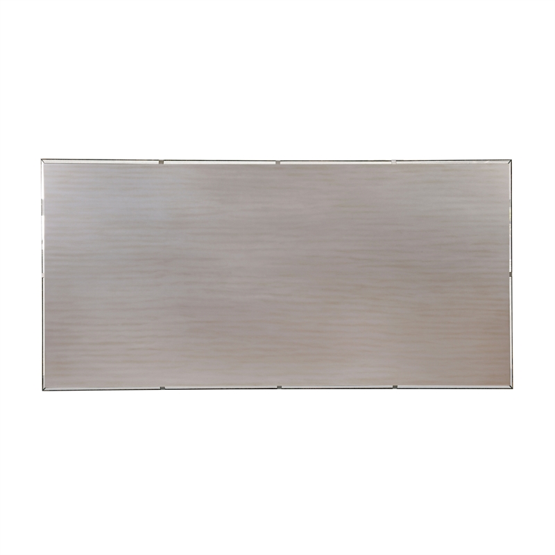 Furniture of America Desi 84-Inch Wood Rectangle Dining Table in Silver