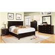 Furniture of America Brighton 2-Piece Solid Wood Dresser and Mirror in Espresso