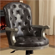 Furniture of America Bellamy Contemporary Wood Adjustable Gaming Chair in Gray