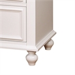 Furniture of America Noell Wood Dresser and Mirror Set in White