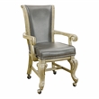 Furniture of America Enschede Faux Leather Gaming Chair in Gray (Set of 2)