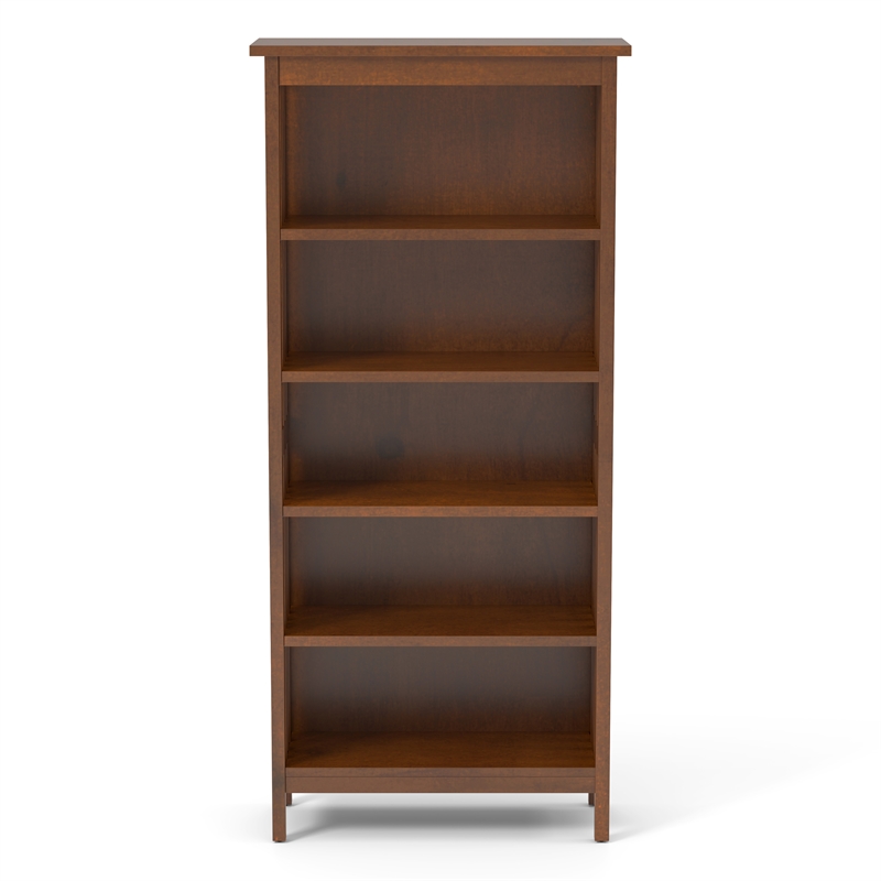 Furniture of America Davis 2-Piece Antique Oak Wood Shelf and End Table Set