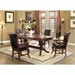 Furniture of America Enschede Faux Leather Gaming Chair in Cherry (Set of 2)