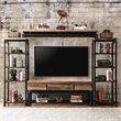 Furniture of America Cyprinus Metal 4-Piece Entertainment Center in Black
