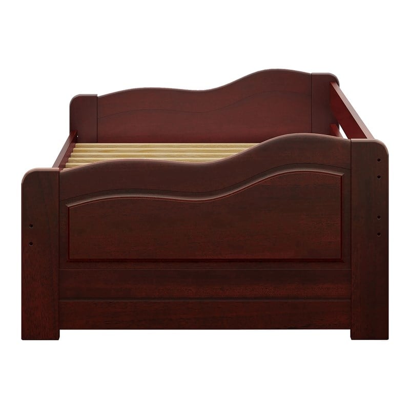 Furniture of America Bateman Wood Daybed with Trundle in Cherry
