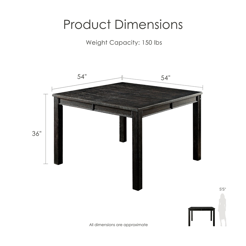 Furniture of America Sinuata Wood 54