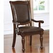 Furniture of America Alstroemeria Wood 9-piece Dining Set in Brown Cherry