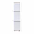 Furniture of America Chapin Wood 6-Compartment Bookcase in White