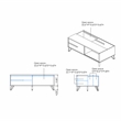 Furniture of America Evermore Modern Wood Storage Coffee Table in Natural Oak