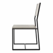 Furniture of America Pandorf Metal and Wood Dining Chairs in Gray (Set of 2)