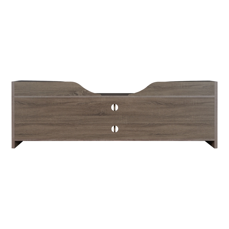 Furniture of America Bradson Rustic Wood 72-Inch TV Stand in Chestnut Brown